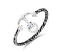 Anchor Rope Silver Ring NSR-815